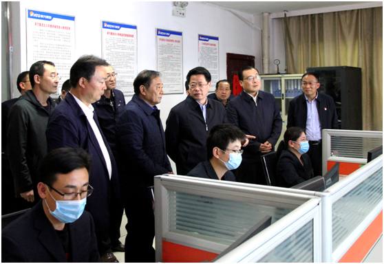 安徽省副省長、市委書記楊光榮來到集團公司調(diào)研安全生產(chǎn)工作